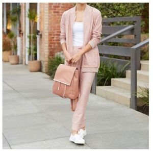 JUSTFAB LIGHTWEIGHT BOMBER JACKET - PINK SIZE 2X (NEW WITH TAGS) A21
